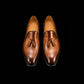 Men's Brown Leather Chaplin Tassel Loafers