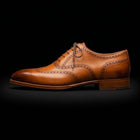 Men's Brown Leather Wingtip Brogue Oxford Shoes