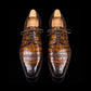Men's Brown Patina Alligator Leather Oxford Shoes