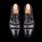Men's Grey & Black Cap Toe Oxfords