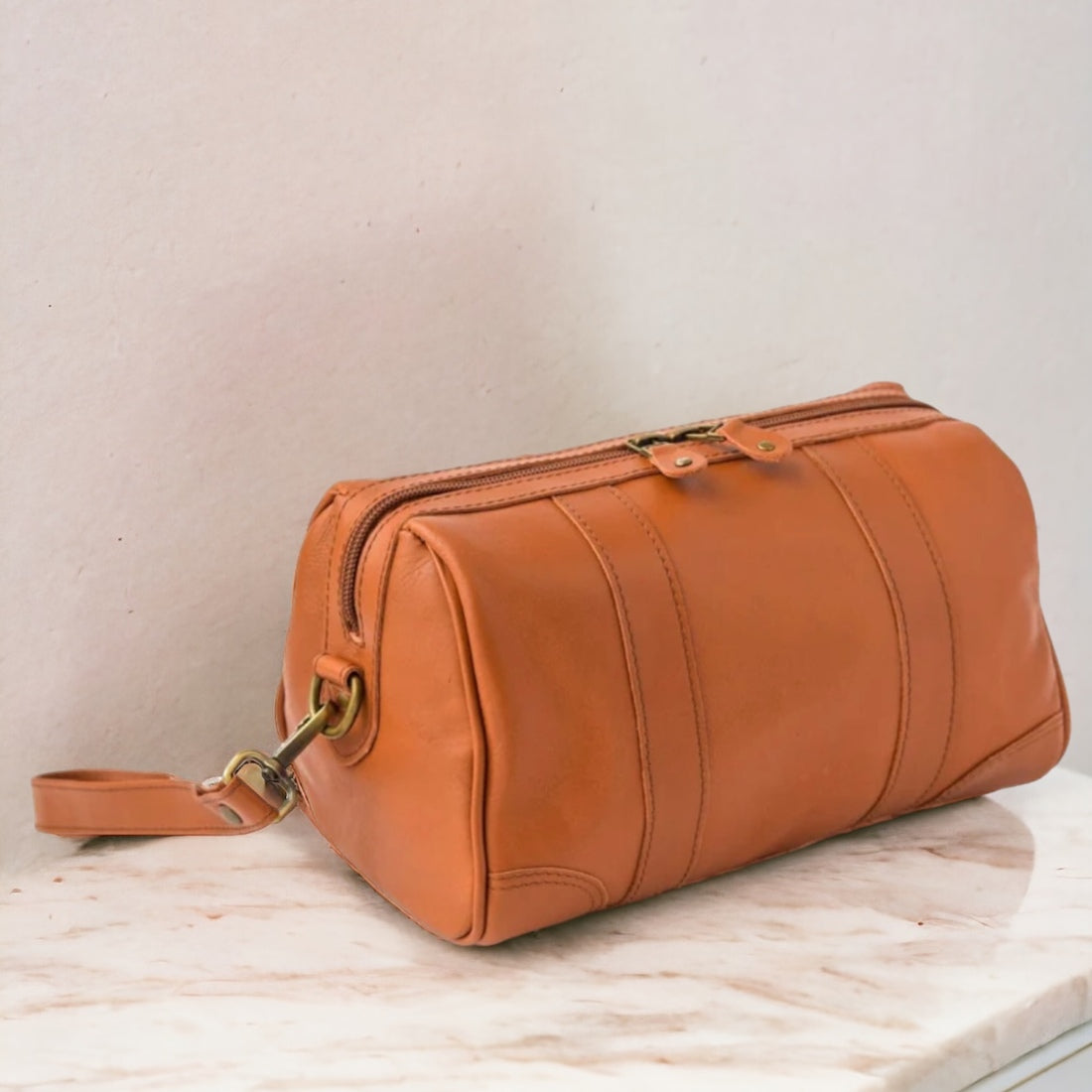 Executive Tourist Gift Set - Saddle Brown