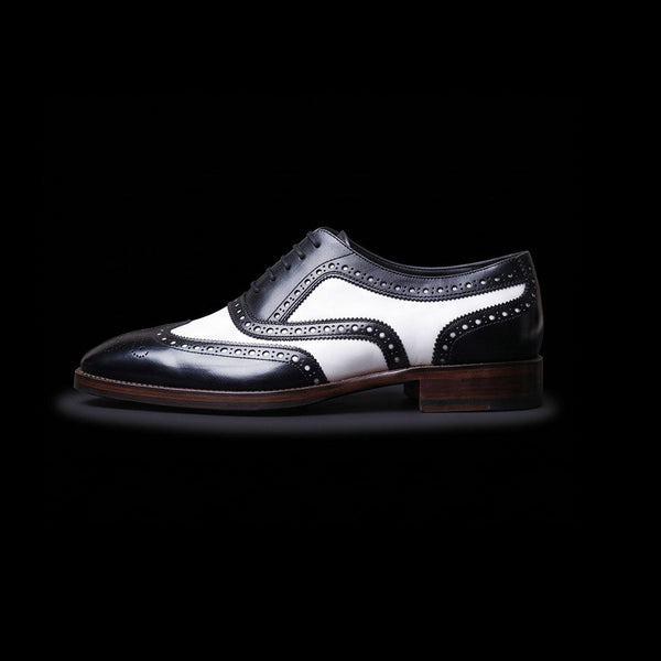 Spectator Wingtip Oxford Black & White US 9.5 | UK 9