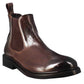Men's Chelsea Diver boot in dark brown washed leather