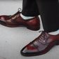 Classic Captoe Oxford - Wine Red