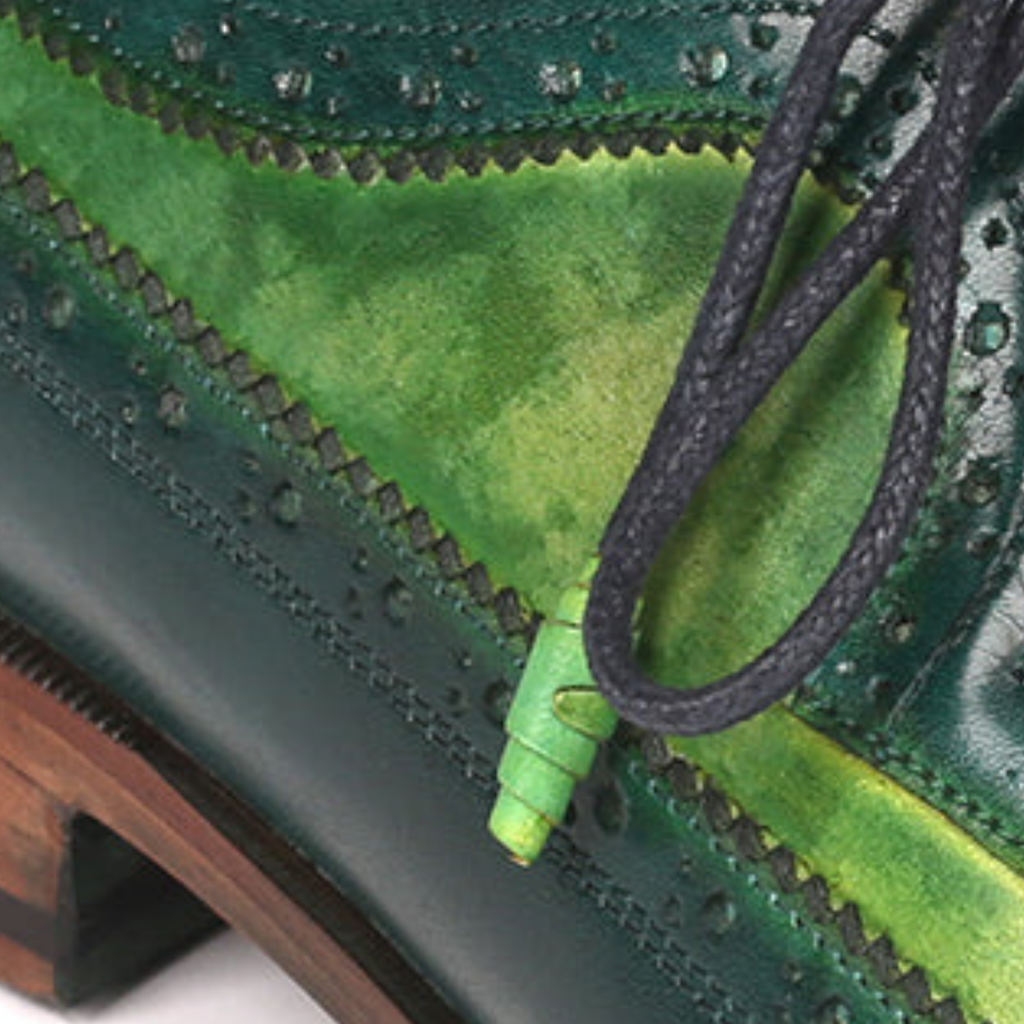 The Montel | Green Dual Tone Wingtip