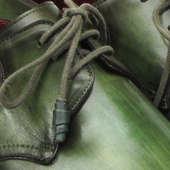 The Yardin | Green Doubly Dye Patina Derby