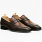 The Langston | Crocodile Penny Loafers