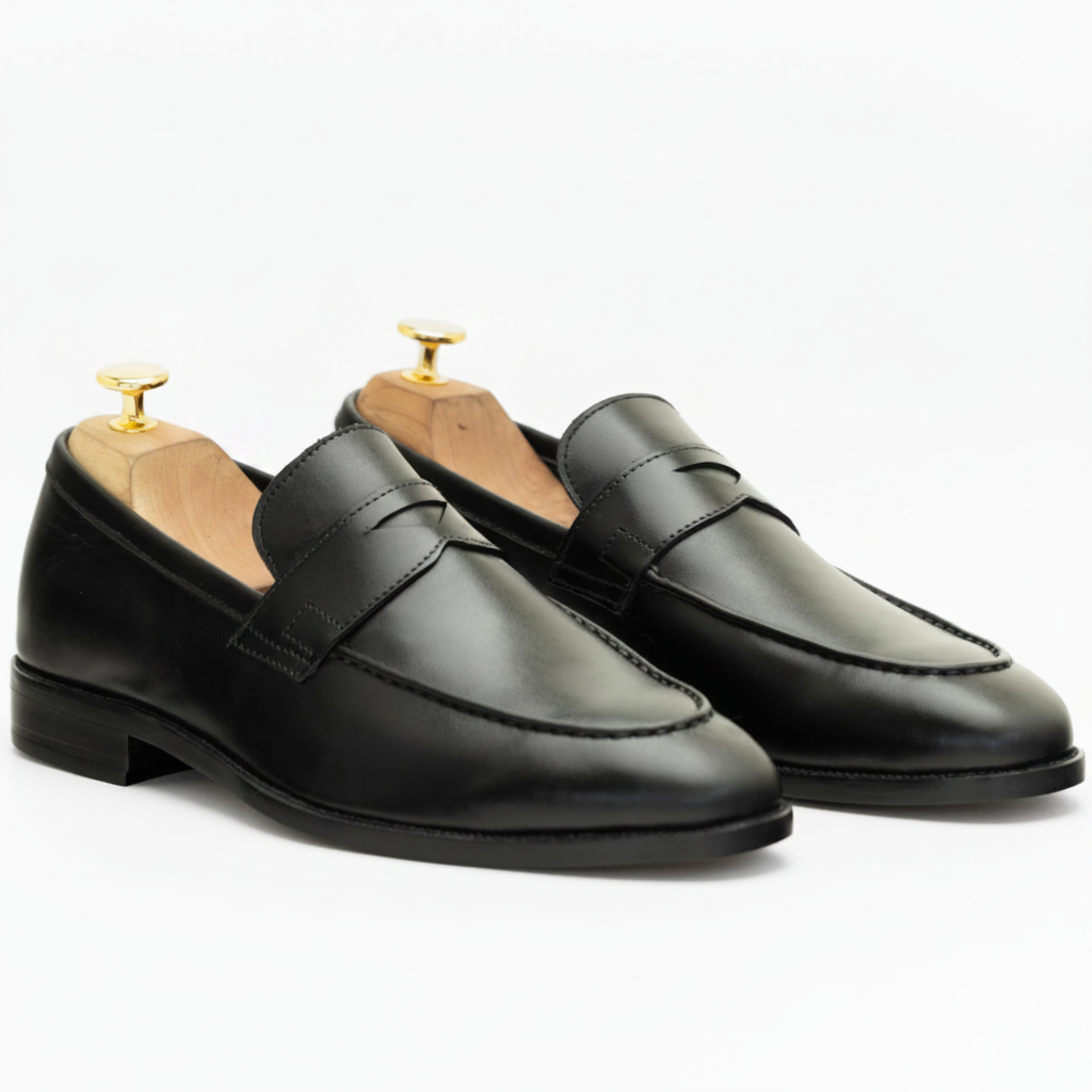 The Barden | Black Penny Loafer