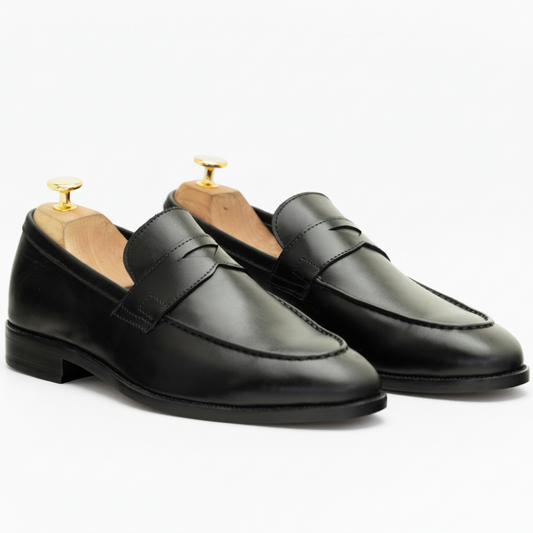 The Barden | Black Penny Loafer