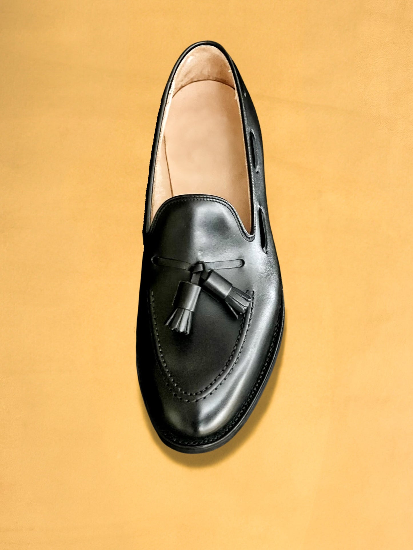 Black Tassel Loafers