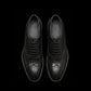 Wingtip Brogue Oxford Croc Black