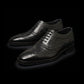 Wingtip Brogue Oxford Croc Black