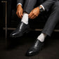 Wingtip Brogue Oxford Croc Black
