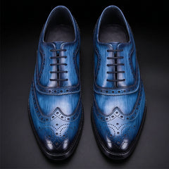 Wingtip Brogue Oxford Navy