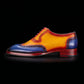 Wingtip Brogue Oxford Tan & Navy