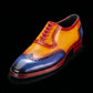 Wingtip Brogue Oxford Tan & Navy