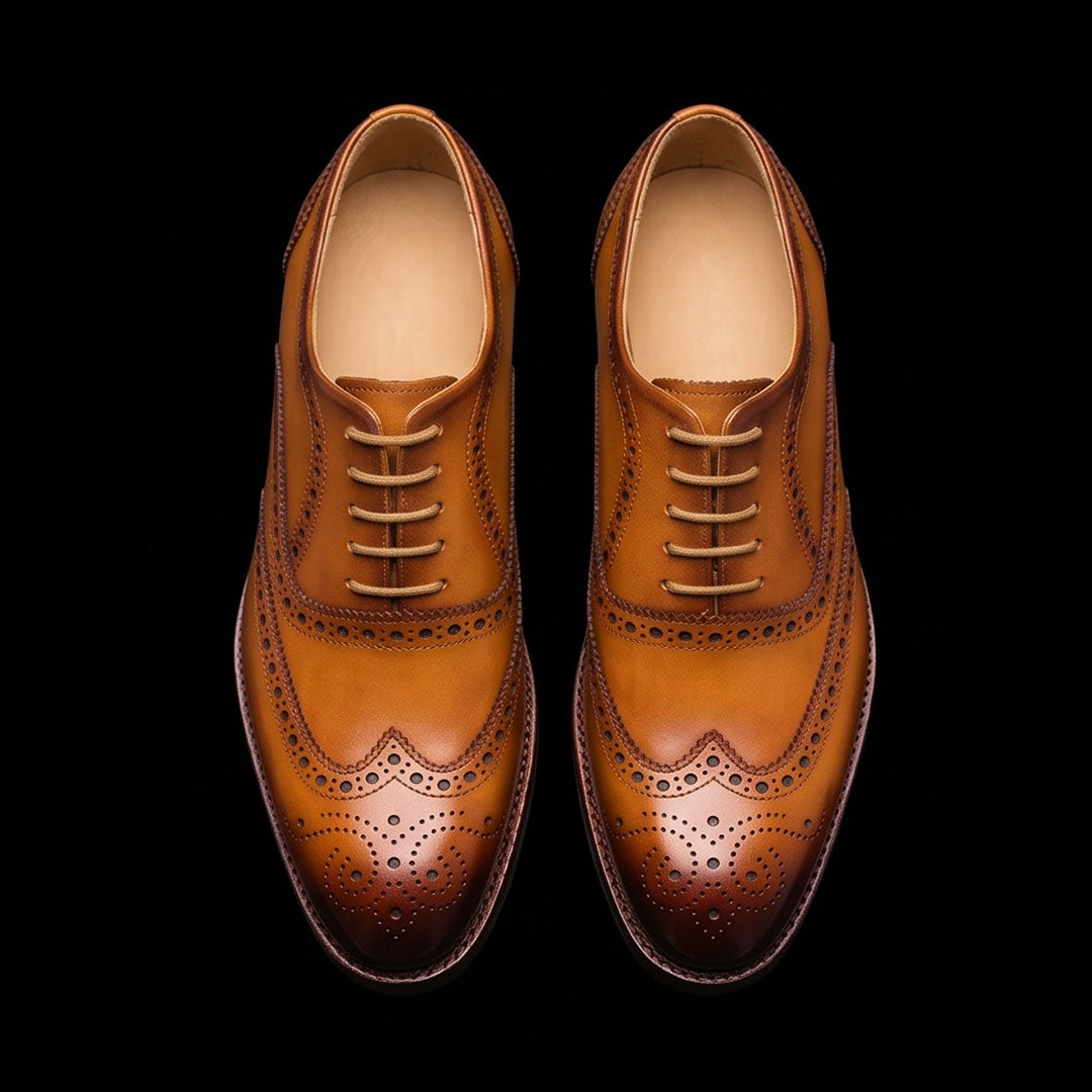 Wingtip Brogue Oxford Tan