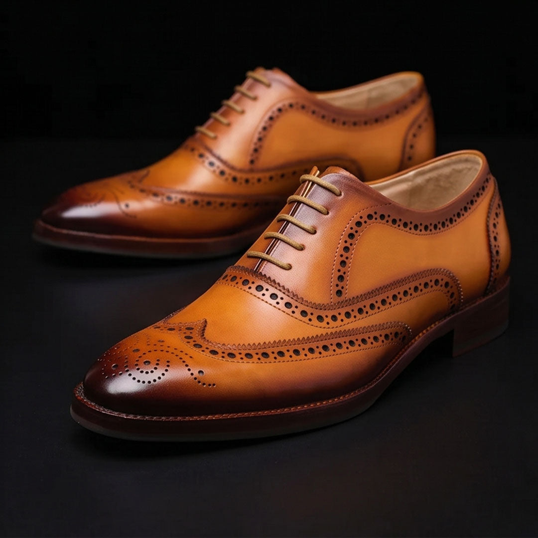 Wingtip Brogue Oxford Tan