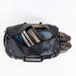 Alpha 46L Leather Duffle - Black
