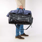 Alpha 46L Leather Duffle - Black