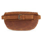 Nexus Woven Leather Belt Bag - Saddle Brown