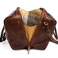 Big Mouth 40L Leather Duffle - Antique Brown