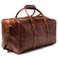 Big Mouth 40L Leather Duffle - Antique Brown