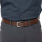 Classic Leather Dress Belt - Brown