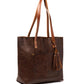 Leather Tote Bag - Coffee Brown