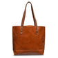 Leather Tote Bag - Hazelnut Brown