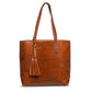 Leather Tote Bag - Hazelnut Brown