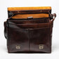 Coarse Leather Messenger - Antique Brown