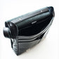 Coarse Leather Messenger - Black