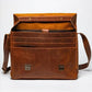 Coarse Leather Messenger 2.0 - Saddle Brown