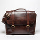 Coarse Leather Messenger 2.0 - Antique Brown