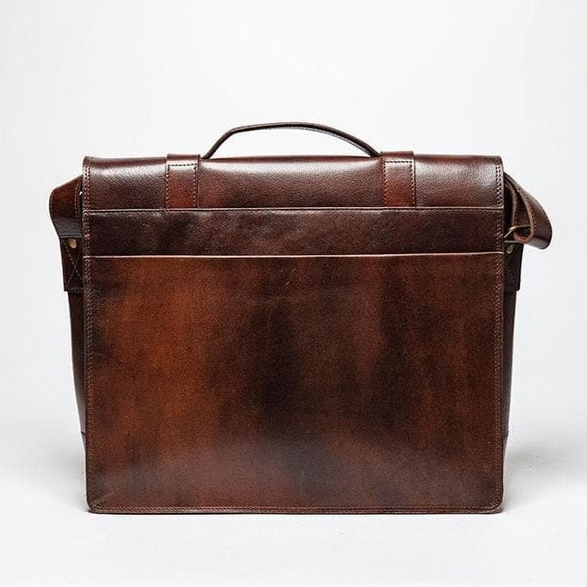 Coarse Leather Messenger 2.0 - Antique Brown
