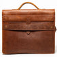 Complete Leather Briefcase -  Saddle Brown