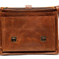 Complete Leather Briefcase -  Saddle Brown