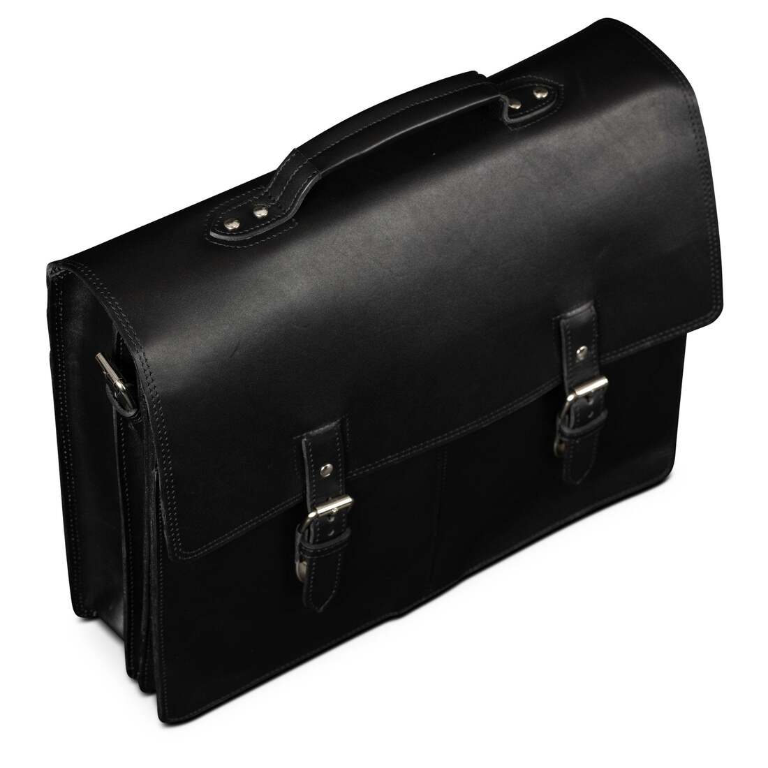 Complete Leather Briefcase - Black