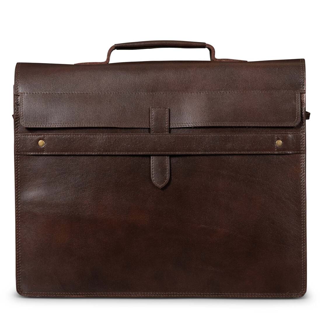 Complete Leather Briefcase - Antique Brown