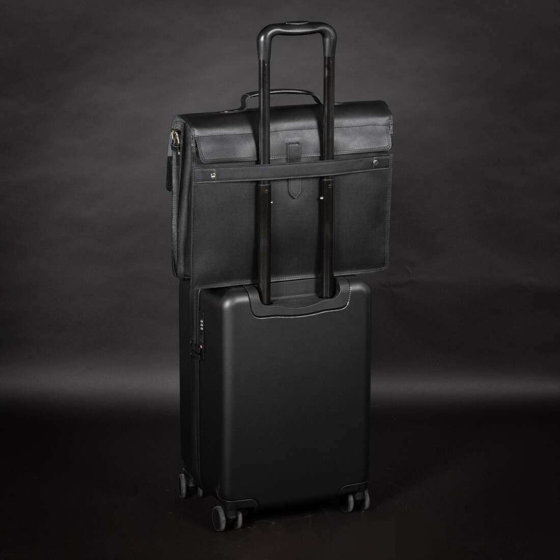 Complete Leather Briefcase - Black