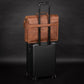 Complete Leather Briefcase -  Saddle Brown
