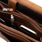 Complete Leather Briefcase -  Saddle Brown