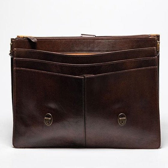 Complete Leather Briefcase - Antique Brown
