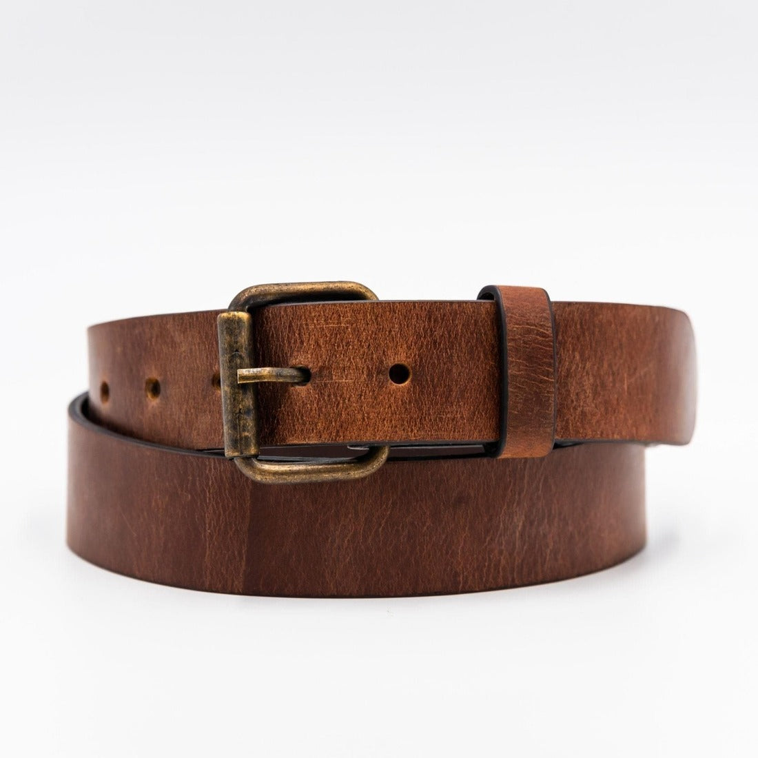 Distressed Leather Belt - 1.5in