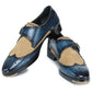 Single Monk Strap Navy Blue