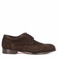 Elegant men's Deby in dark brown suede