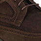 Elegant men's Deby in dark brown suede