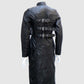 Gothic Leather Trench Coat