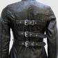Gothic Leather Trench Coat
